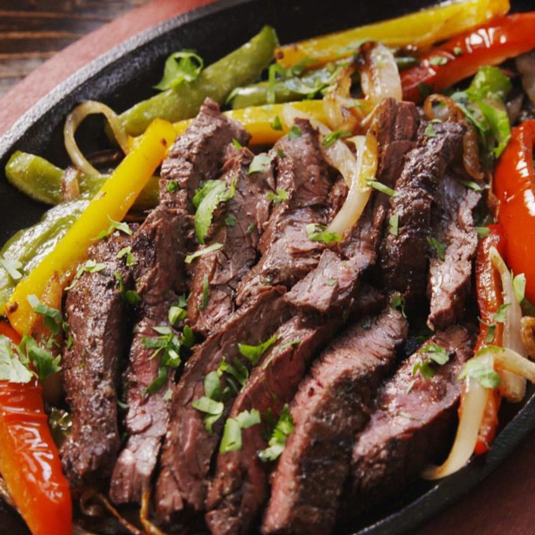 LowCarb Steak Fajitas! Keto/Whole30/Paleo Recipes Meals of Steel