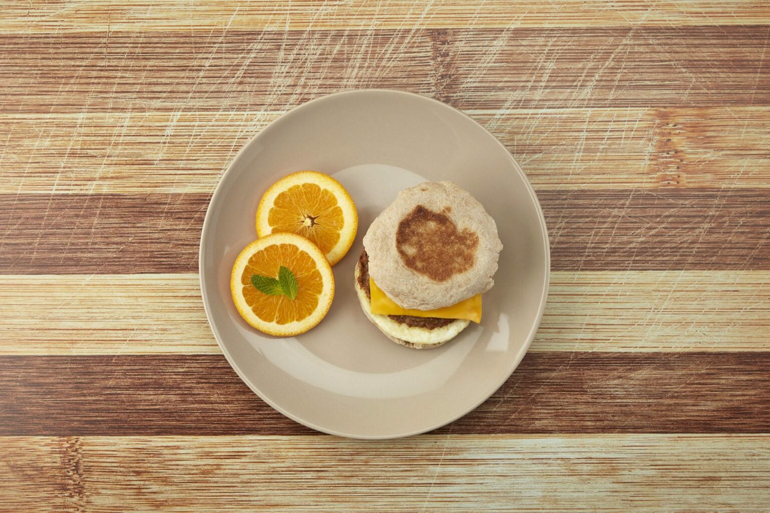 Turkey Sausage and Egg Breakfast Sandwich Meals of Steel