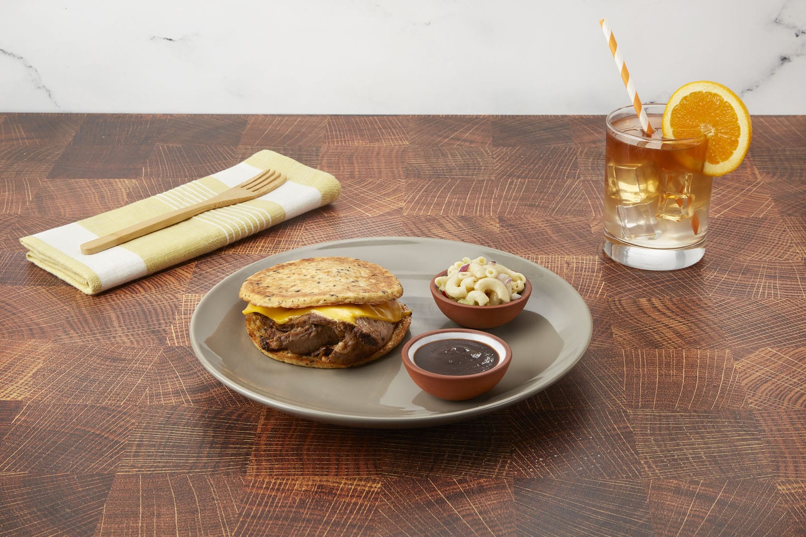 Bbq TriTip Cheddarwich (Maintain) Meals of Steel