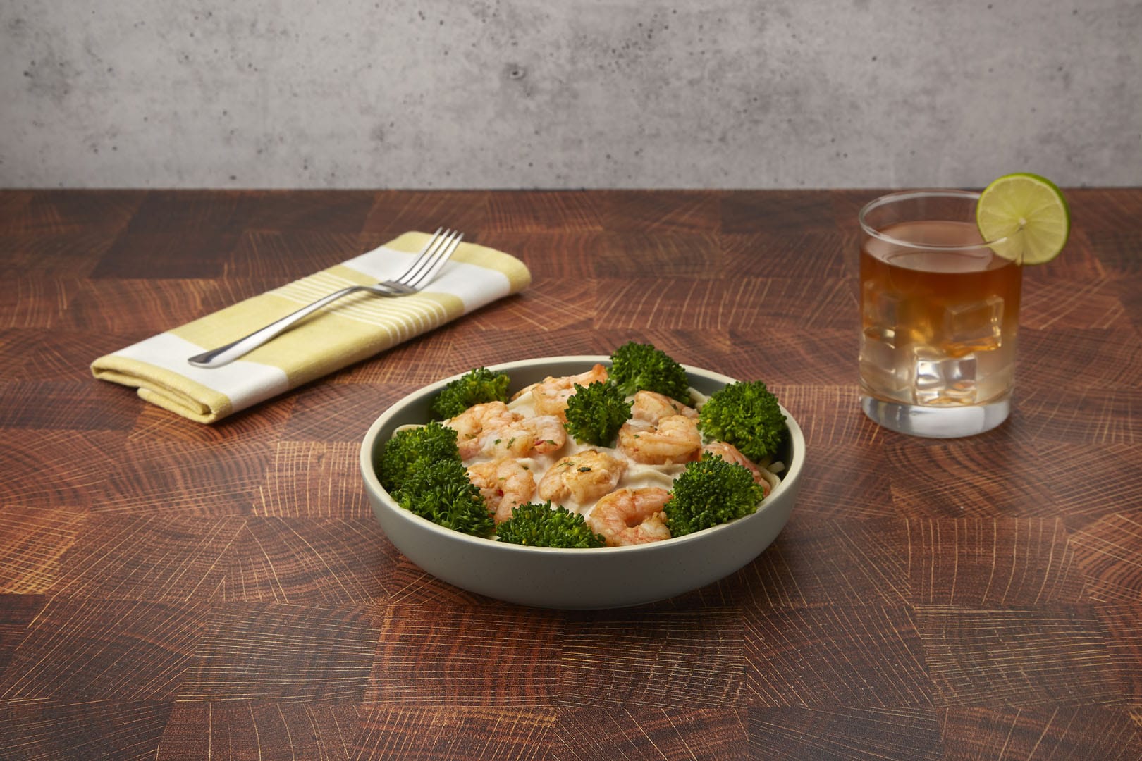 Garlic Shrimp and Broccoli Alfredo (Maintain) Meals of Steel