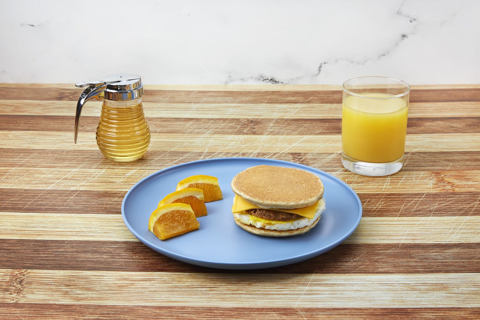 Griddle Breakfast Sandwich Meals of Steel